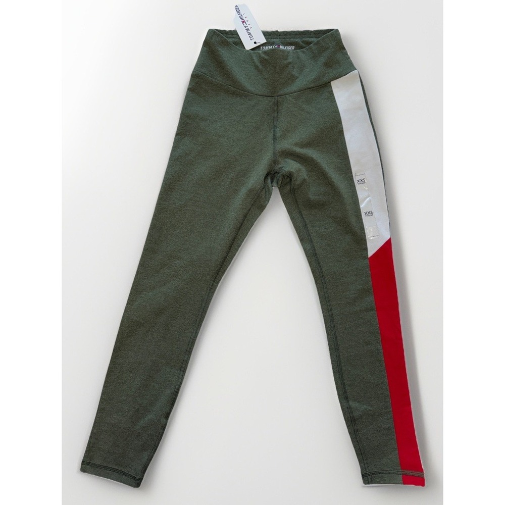 Tommy Hilfiger Sport Women's High Waisted Leggings NWT XXS Measures 19x23